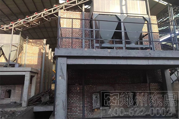 寧夏煤泥烘干機(jī)項目爐子砌筑施工現(xiàn)場